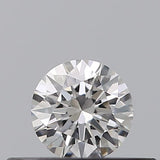0.18 carat Round diamond E  VVS2 Excellent