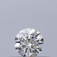 0.24 carat Round diamond E VVS2 Excellent