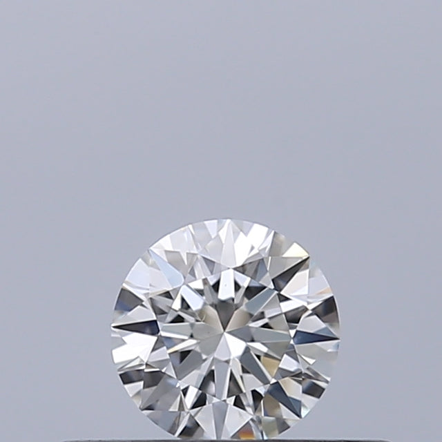 0.24 carat Round diamond E VVS2 Excellent