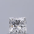 0.34 carat Princess diamond D VVS2 