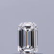 0.31 carat Emerald diamond D VVS2 