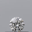 0.18 carat Round diamond E IF Excellent
