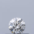 0.24 carat Round diamond E VVS1 Excellent