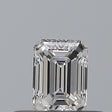 0.25 carat Emerald diamond D VVS2 
