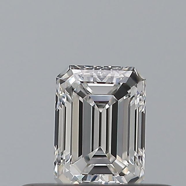0.25 carat Emerald diamond D VVS2 