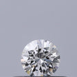 0.21 carat Round diamond E VVS2 Excellent