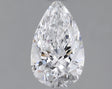0.81 carat Pear diamond D VVS2 