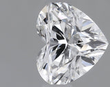 0.61 carat Heart diamond F VS2 