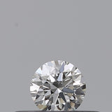 0.18 carat Round diamond F  IF Excellent