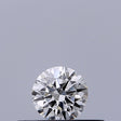 0.19 carat Round diamond F VVS1 Excellent