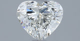 0.72 carat Heart diamond H VVS1 