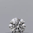 0.18 carat Round diamond D IF Excellent