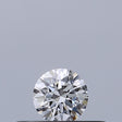 0.18 carat Round diamond D VVS1 Excellent