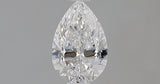 0.56 carat Pear diamond E VVS2 