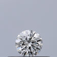 0.19 carat Round diamond E VVS2 Excellent