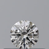 0.18 carat Round diamond F  IF Excellent