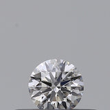 0.18 carat Round diamond E  VVS2 Excellent
