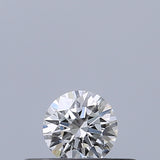 0.18 carat Round diamond E IF Excellent