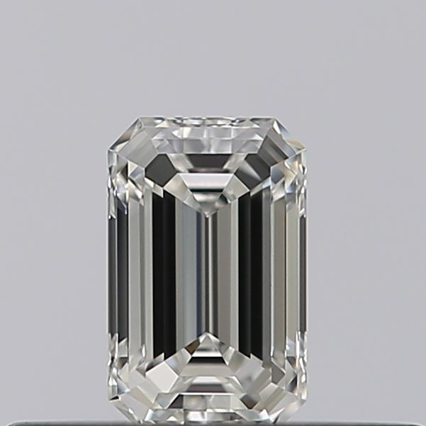 0.23 carat Emerald diamond E VVS2 