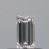 0.27 carat Baguette diamond D VVS2 