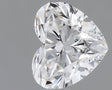 0.82 carat Heart diamond F SI1 