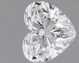 0.82 carat Heart diamond F SI1 