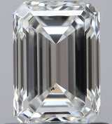 0.81 carat Emerald diamond H SI1 