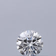 0.19 carat Round diamond D IF Excellent