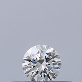0.19 carat Round diamond E VVS2 Excellent