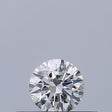 0.21 carat Round diamond F VVS1 Excellent