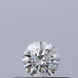 0.19 carat Round diamond E VVS2 Excellent