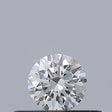 0.23 carat Round diamond F IF Excellent