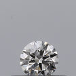0.18 carat Round diamond E VVS2 Excellent