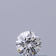 0.19 carat Round diamond E VVS2 Excellent