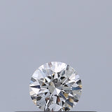 0.18 carat Round diamond E VVS1 Excellent