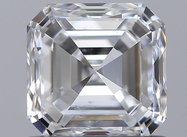 0.92 carat Asscher diamond E SI2 