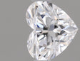0.53 carat Heart diamond F VVS2 