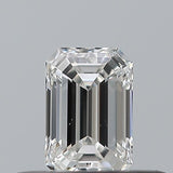 0.25 carat Emerald diamond F  VVS2