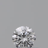 0.19 carat Round diamond D  VVS2 Excellent