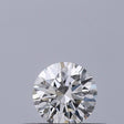 0.23 carat Round diamond E VVS2 Excellent