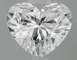 0.64 carat Heart diamond F VVS2 