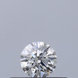 0.19 carat Round diamond E IF Excellent