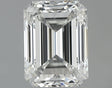 1.00 carat Emerald diamond F VVS1 