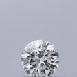 0.22 carat Round diamond E IF Excellent