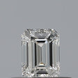 0.23 carat Emerald diamond E VVS1 