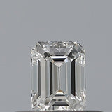0.23 carat Emerald diamond E VVS1 