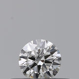 0.22 carat Round diamond F  VVS1 Excellent