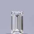 0.34 carat Baguette diamond E IF 