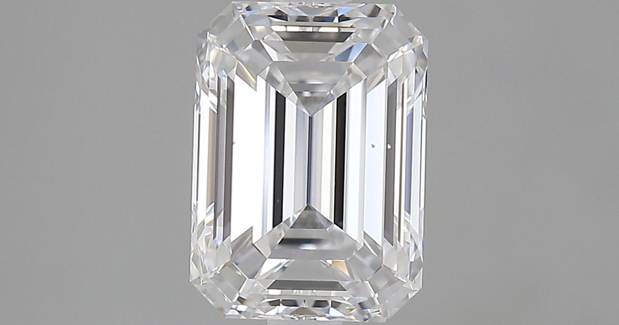 2.00 carat Emerald diamond D SI1 