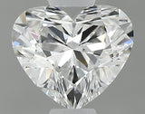 0.55 carat Heart diamond F IF 